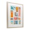Stupell Industries California Beach Matchboxes Framed Print Under Glass, design by Ziwei Li